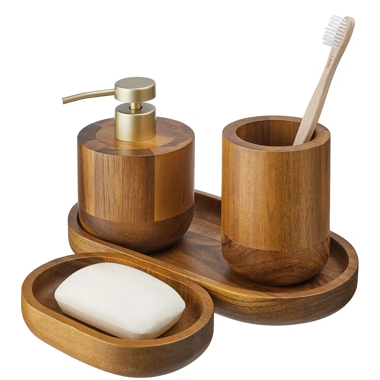 ACACIA Seifenschale 4er-Set