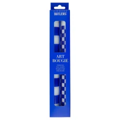 ART BOUGIE Stabkerze Checker 2er Set