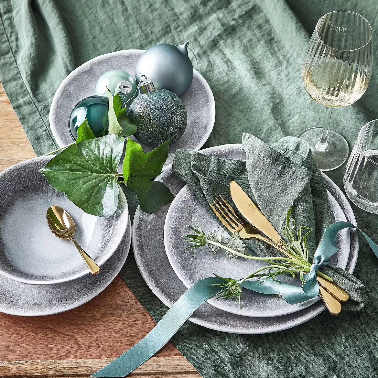 ATLANTIS Frühstücksteller 4er-Set