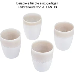 ATLANTIS Tasse 4er-Set