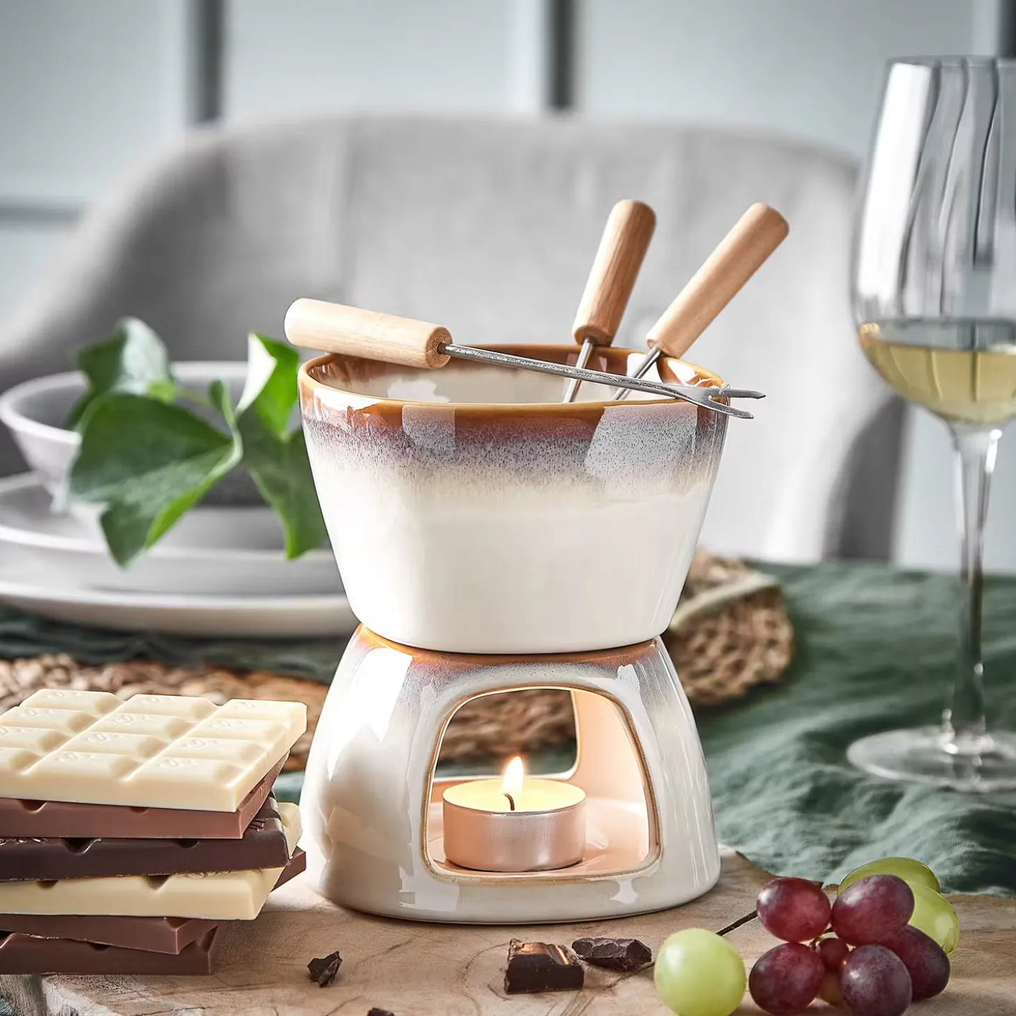 AU CHOCOLAT Mini-Fondue