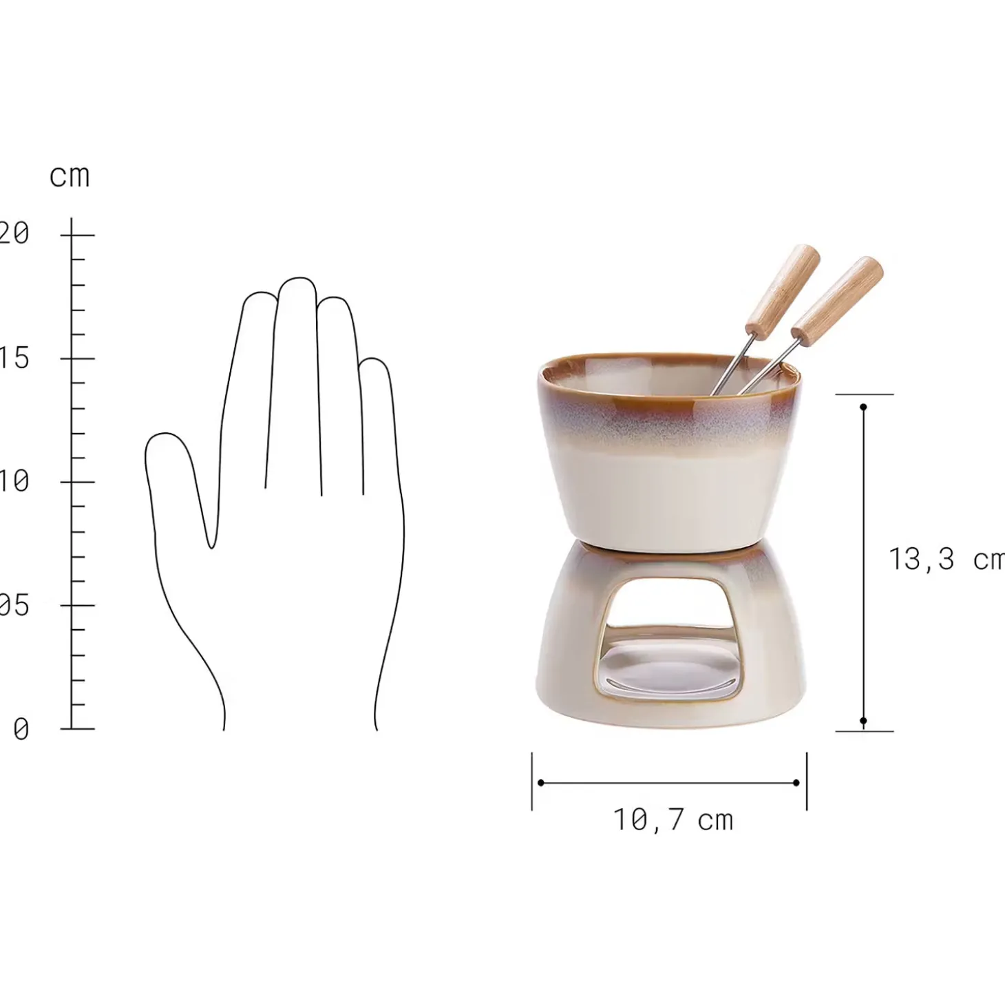 AU CHOCOLAT Mini-Fondue