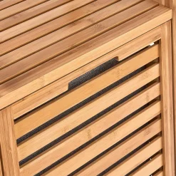 BIG BAMBOO Regal mit Wäschekorb