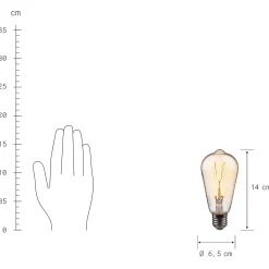 BRIGHT LIGHT LED-Glühlampe 4er-Set