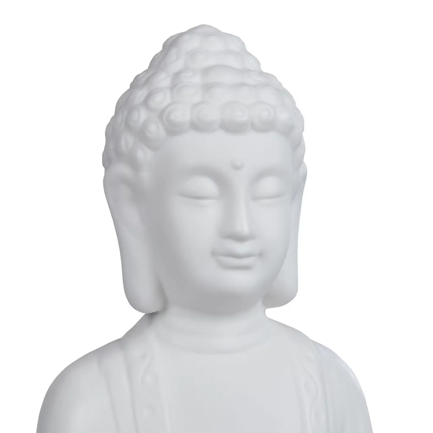 BUDDHA Deko-Statue mit Kerzenhalter