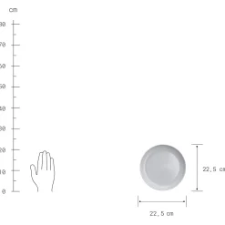 CASA NOVA Tiefer Teller 4er-Set