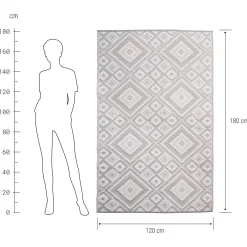 COLOUR CLASH In-/Outdoorteppich Ethno