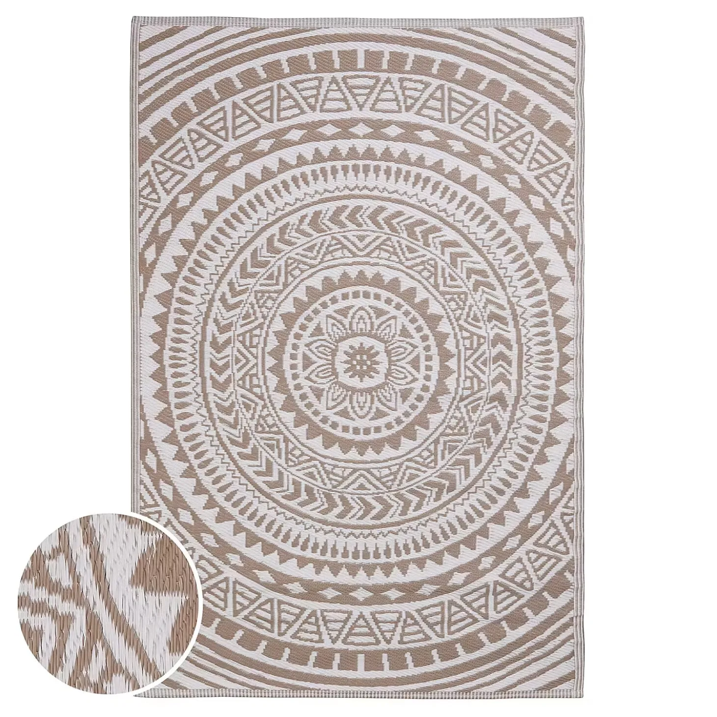 COLOUR CLASH In-/Outdoorteppich Circles