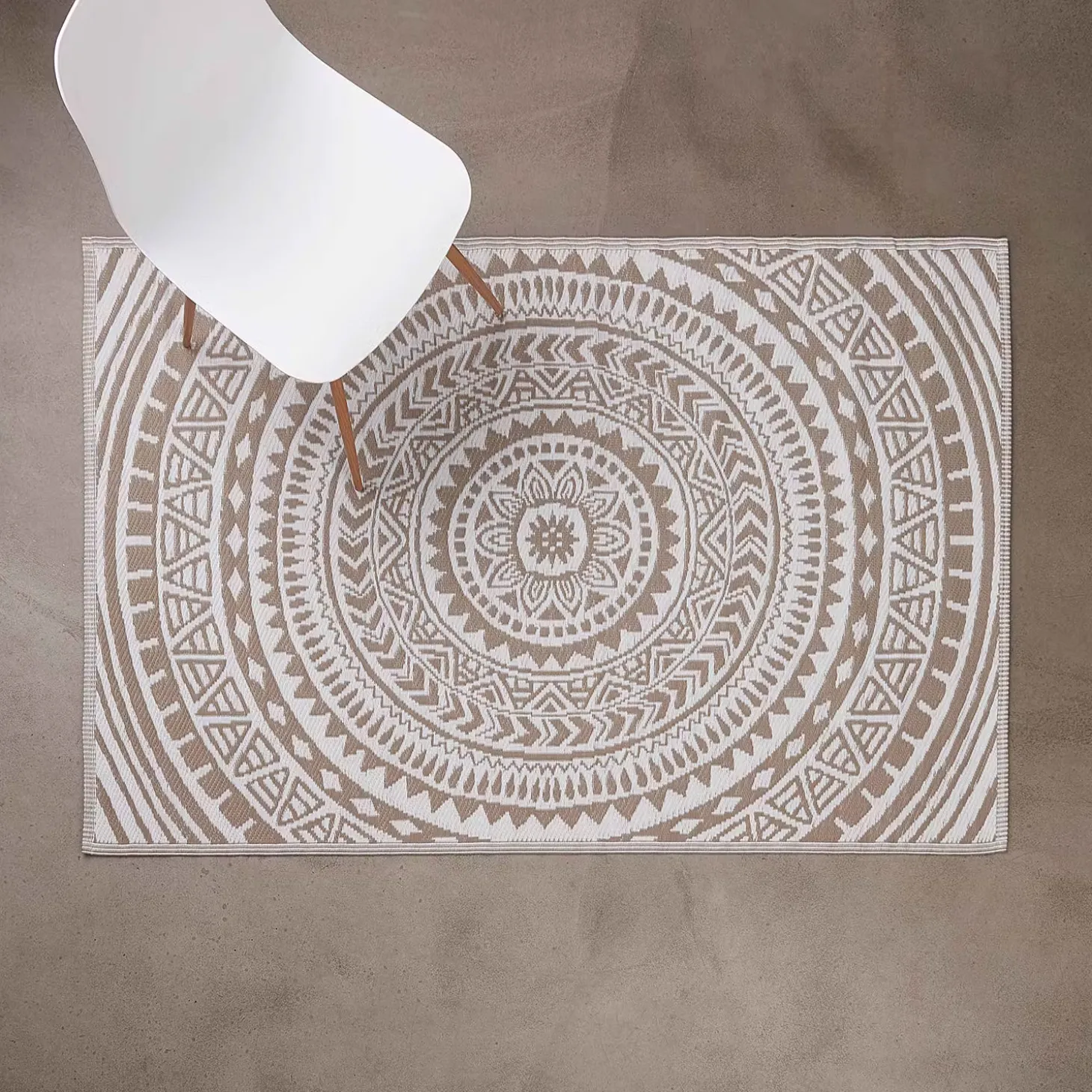 COLOUR CLASH In-/Outdoorteppich Circles