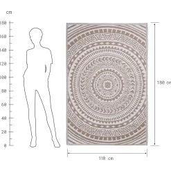 COLOUR CLASH In-/Outdoorteppich Circles