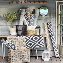 COLOUR CLASH In-/Outdoorteppich Ethno