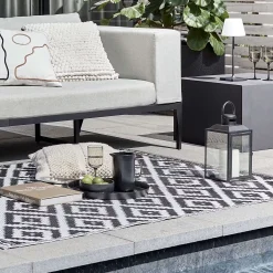 COLOUR CLASH In-/Outdoorteppich Ethno