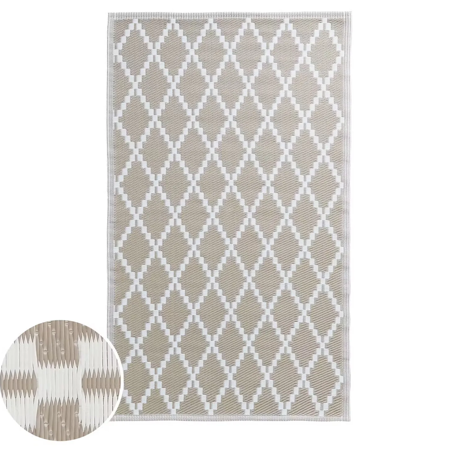 COLOUR CLASH In-/Outdoorteppich Rauten