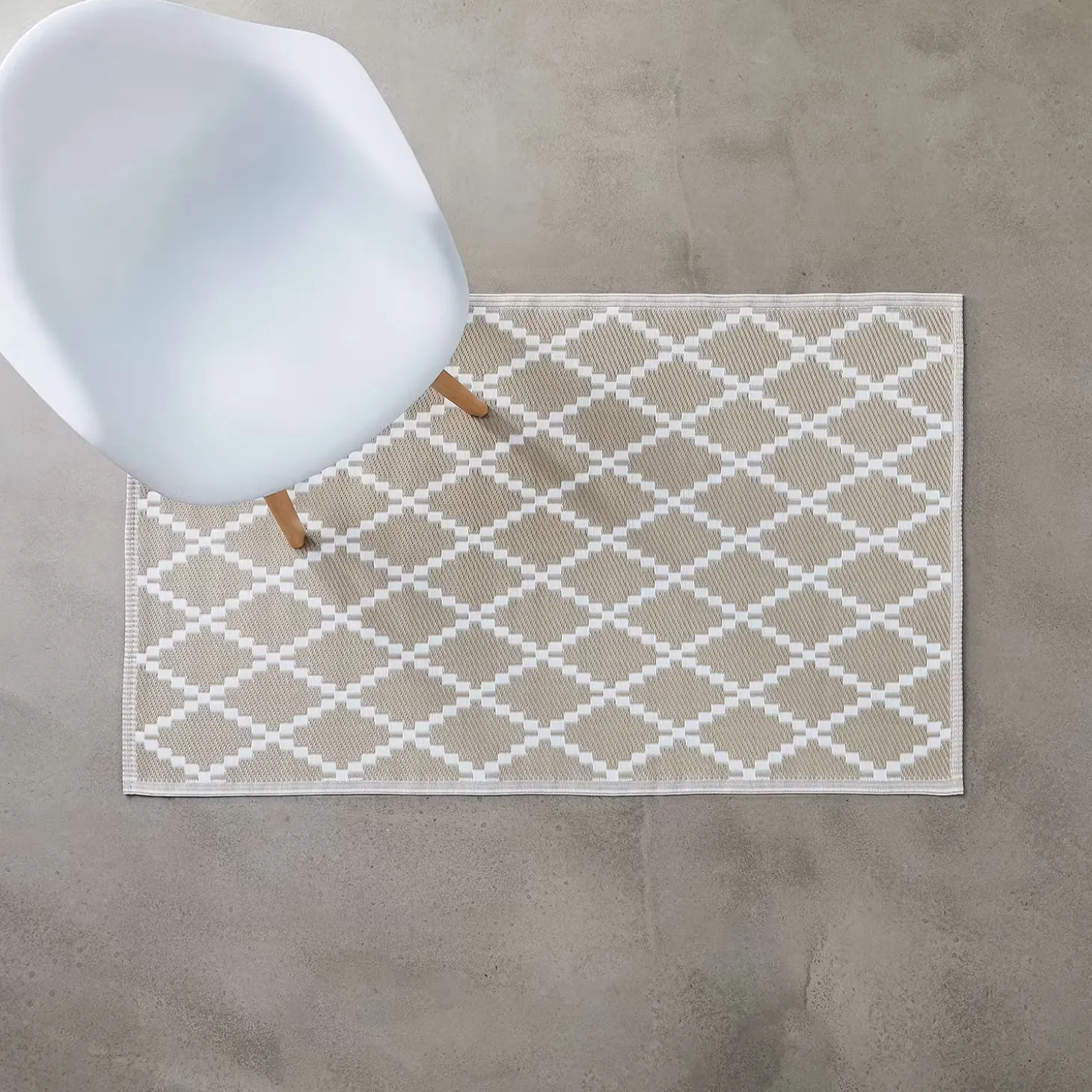 COLOUR CLASH In-/Outdoorteppich Rauten