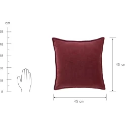 COTTON VELVET Dekokissen