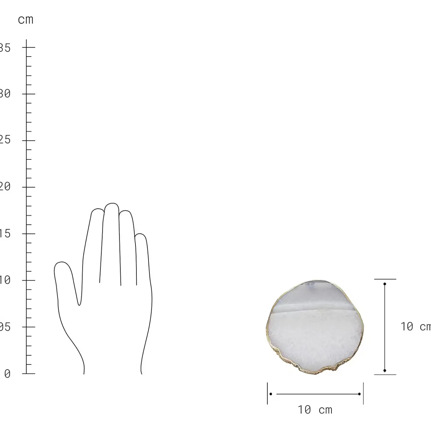 CRYSTAL Glasuntersetzer