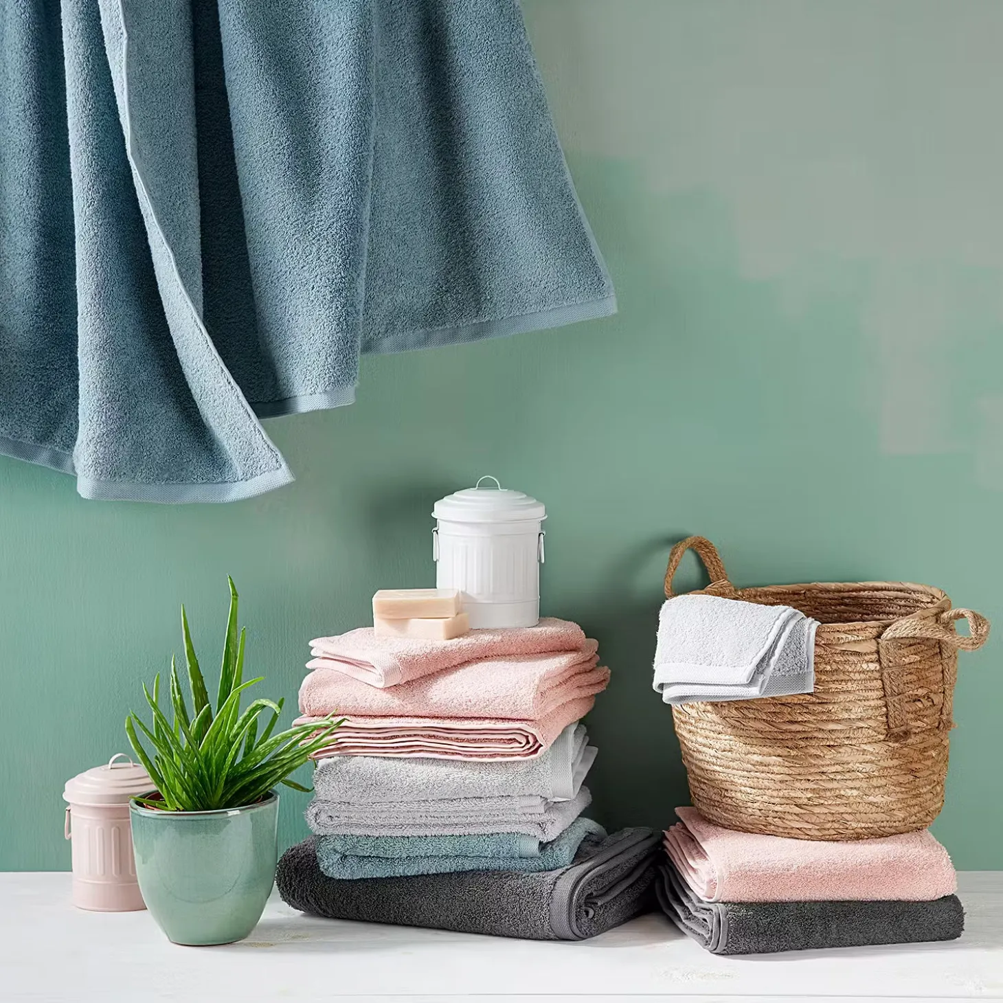 FABULOUS Duschhandtuch 2er-Set