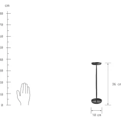 FAROL Kerzenhalter 4er-Set
