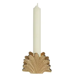 GOLDEN NATURE Kerzenhalter Palmkrone