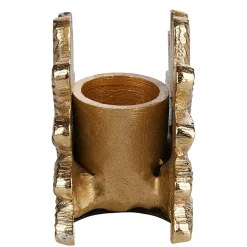 GOLDEN NATURE Kerzenhalter Palmkrone