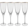 GOLDEN TWENTIES Champagnerflöte 4er-Set