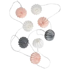 HANAMI LED Lampions-Lichterkette 6er-Set