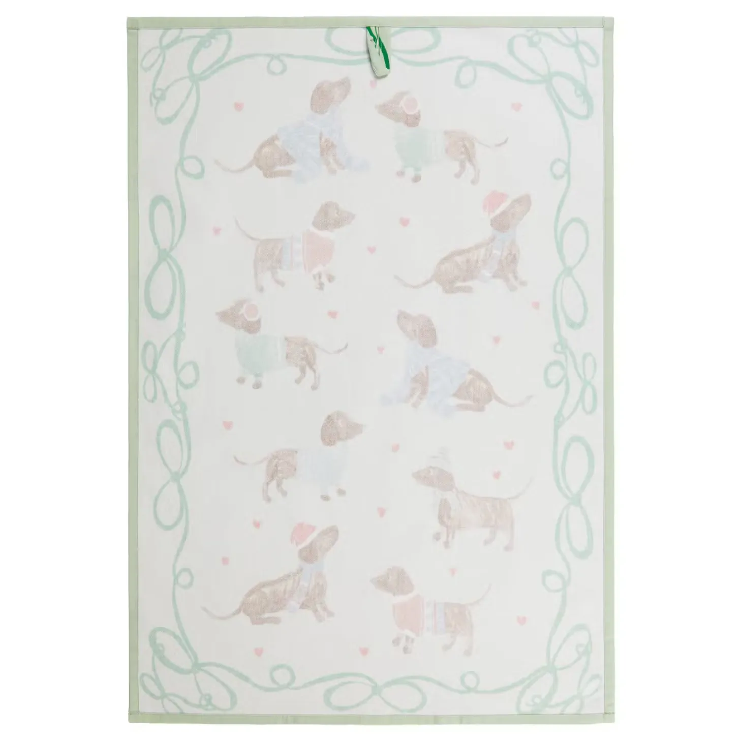 KITCHEN TALES Küchentuch Dackel 4er-Set