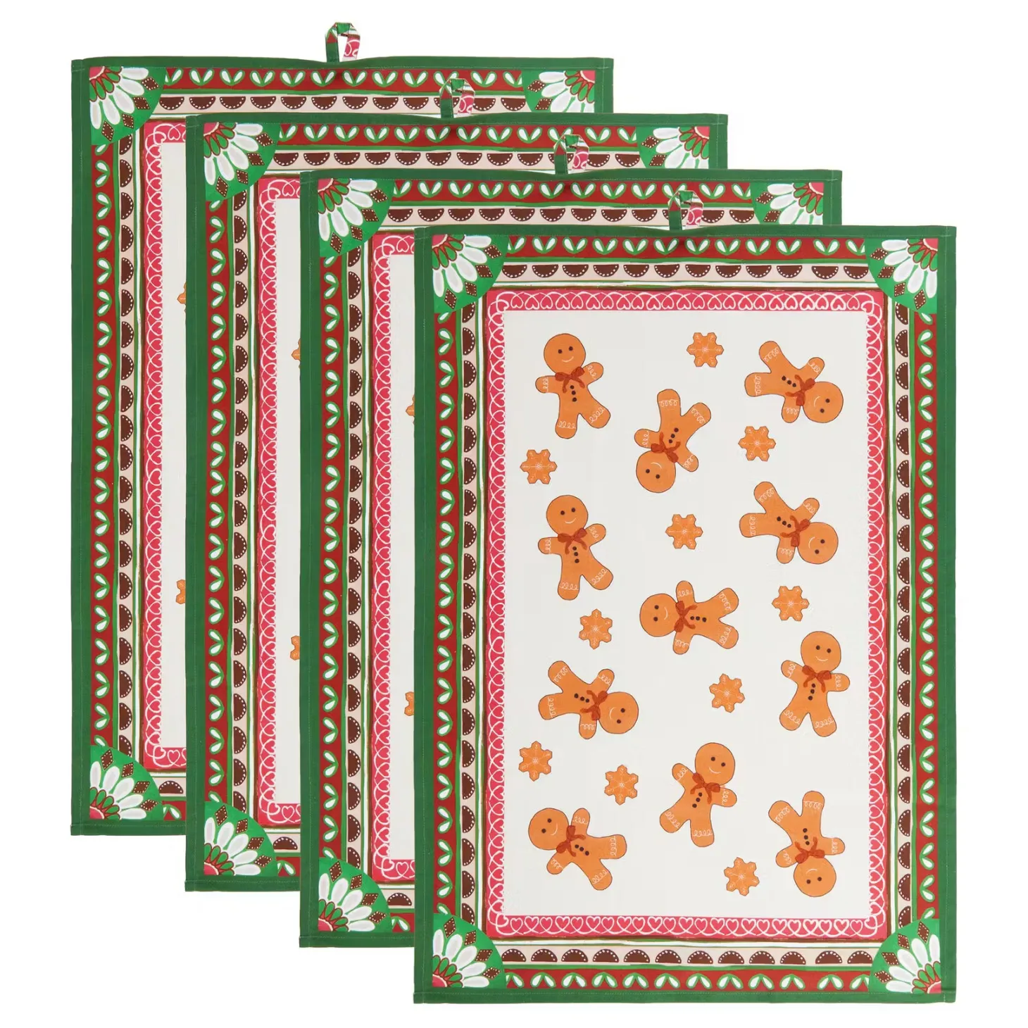 KITCHEN TALES Küchentuch 4er-Set