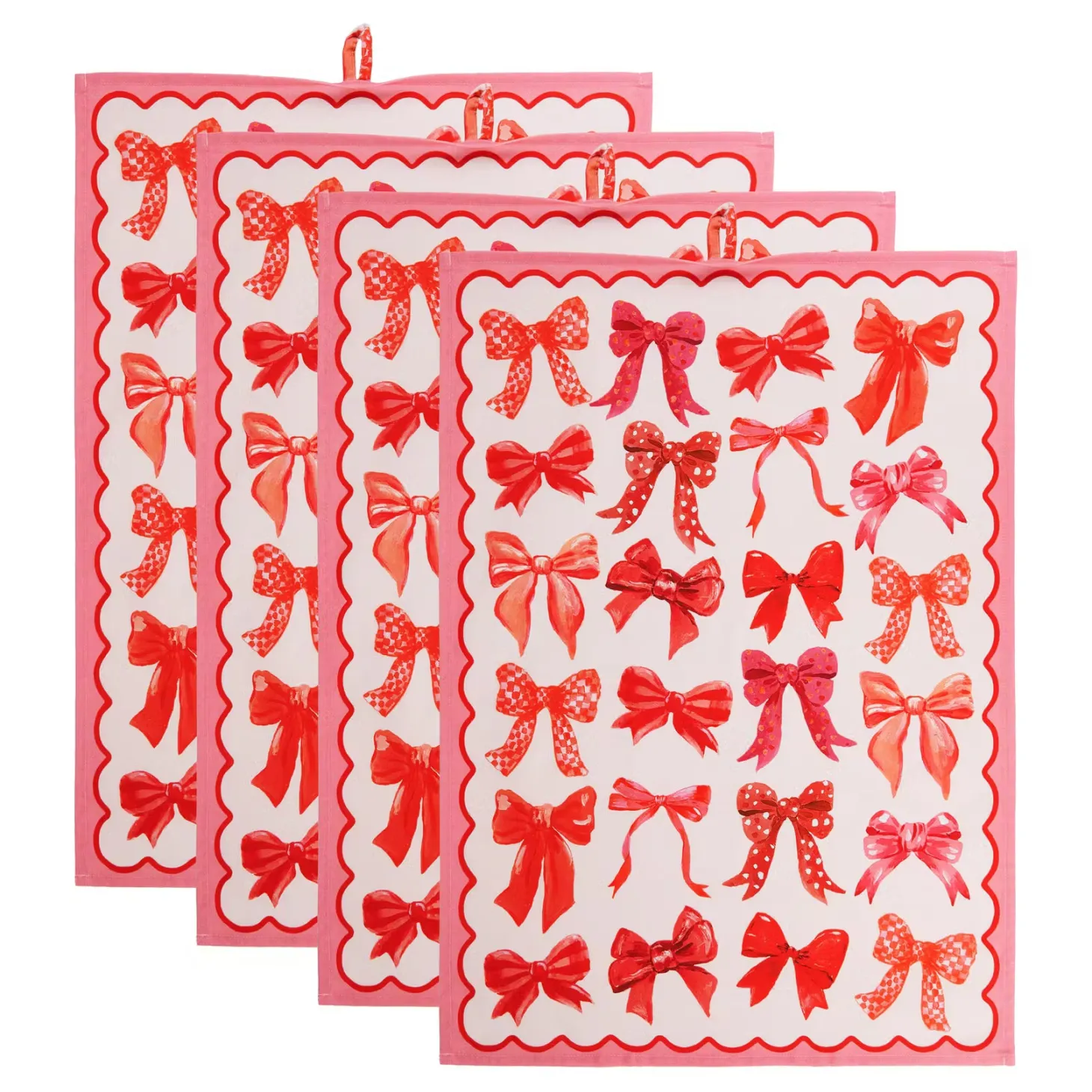 KITCHEN TALES Küchentuch 4er-Set