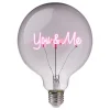 LED-Glühlampe BRIGHT LIGHT You & Me