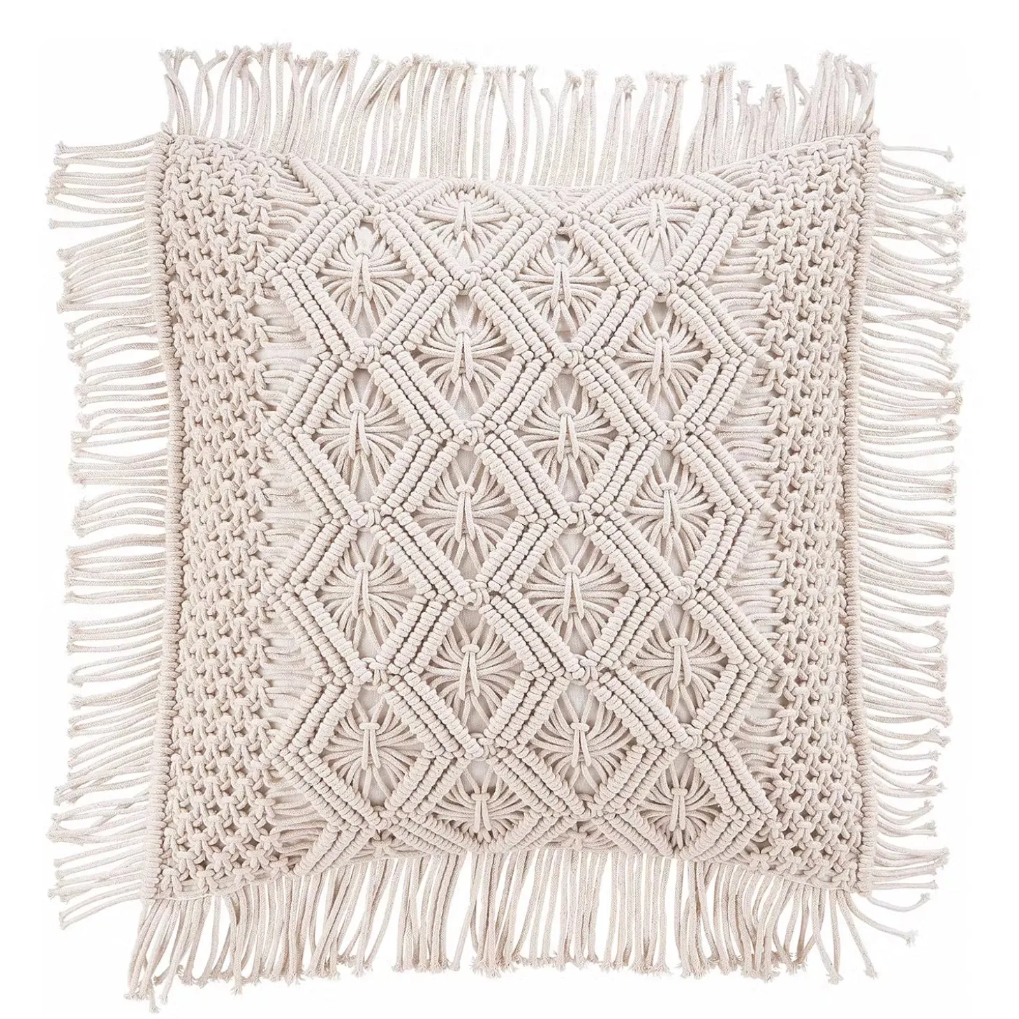 MACRAMÈ Kissen Zickzack