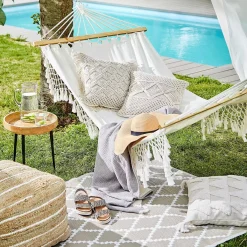 MACRAMÈ Kissen Zickzack