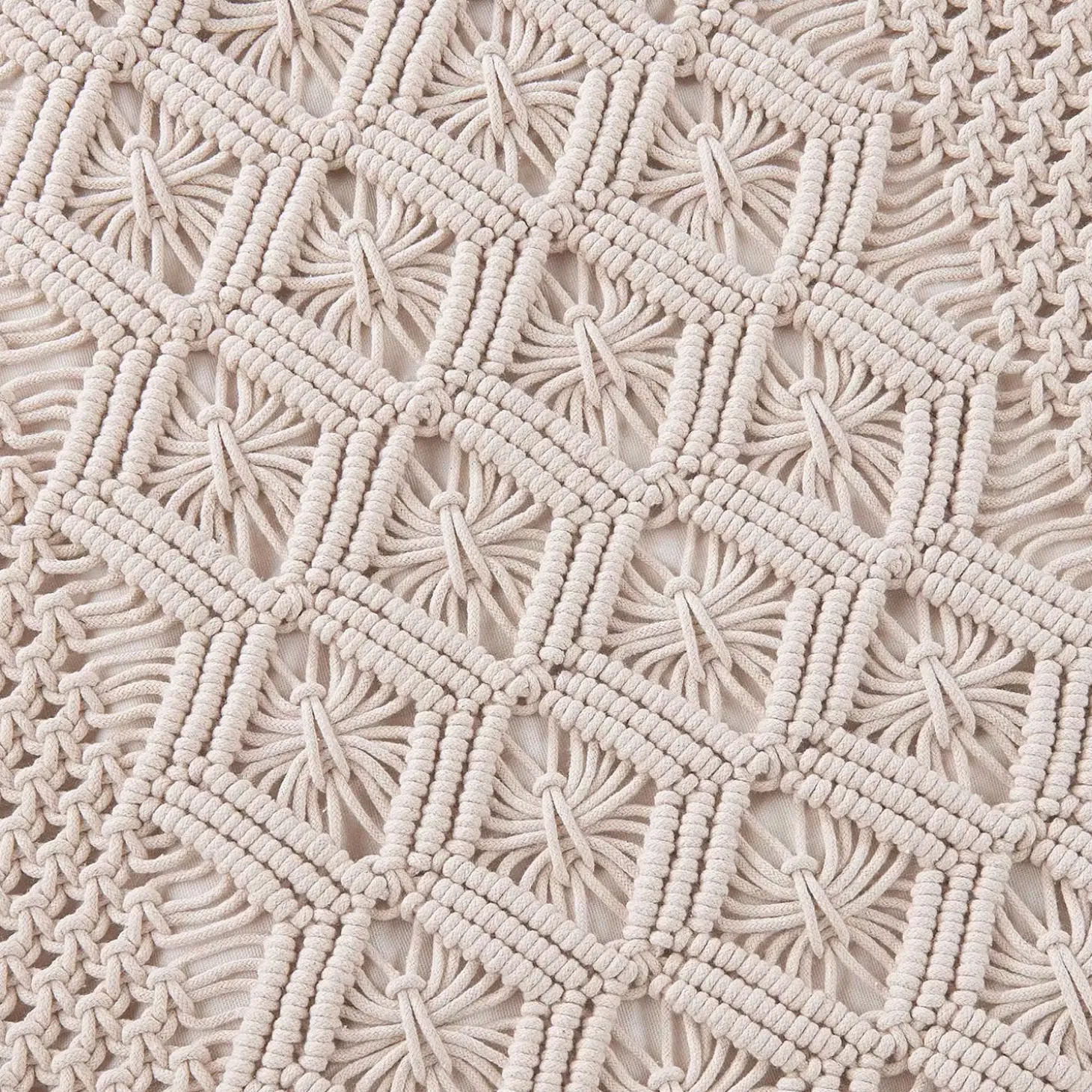 MACRAMÈ Kissen Zickzack