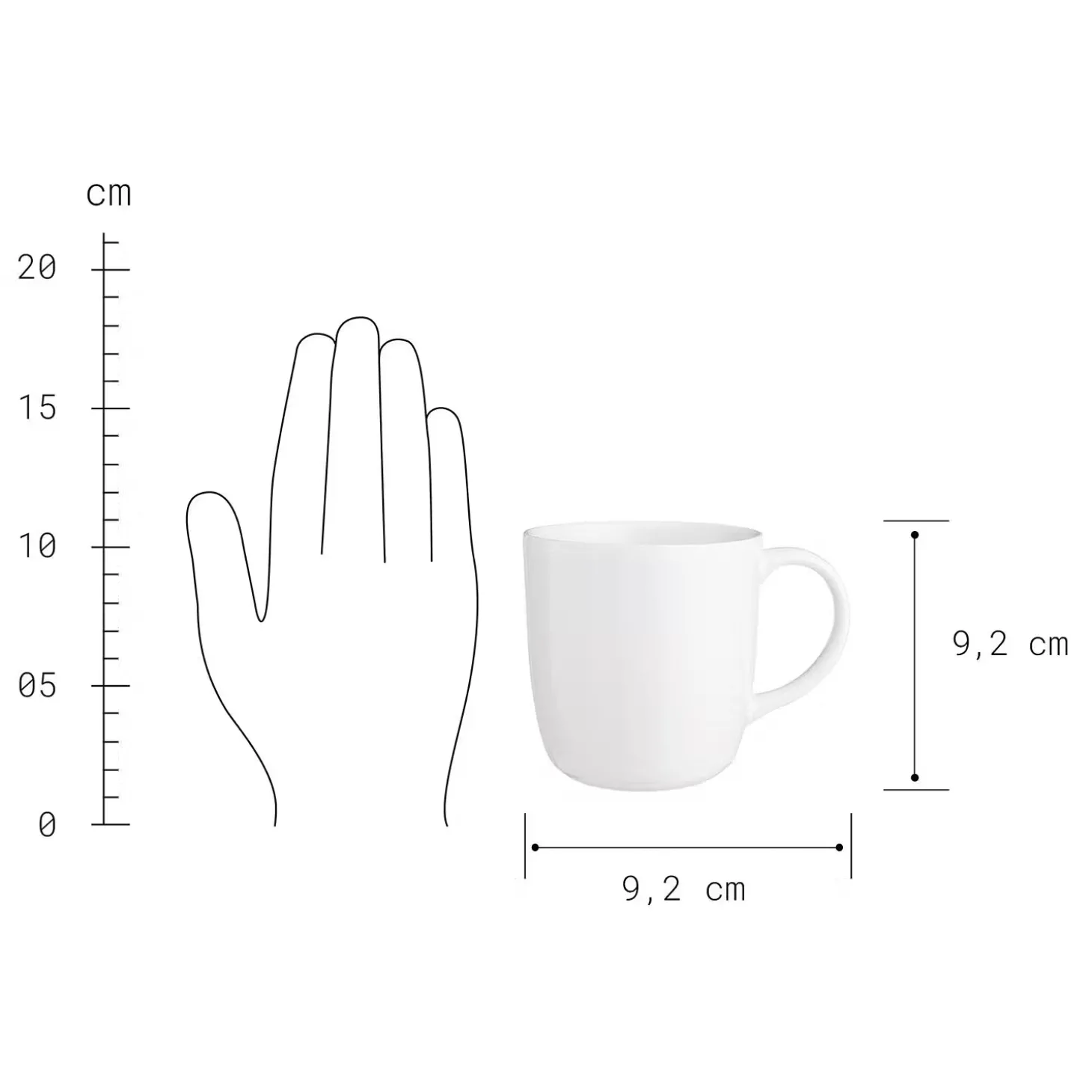 NATIVE Tasse 4er-Set