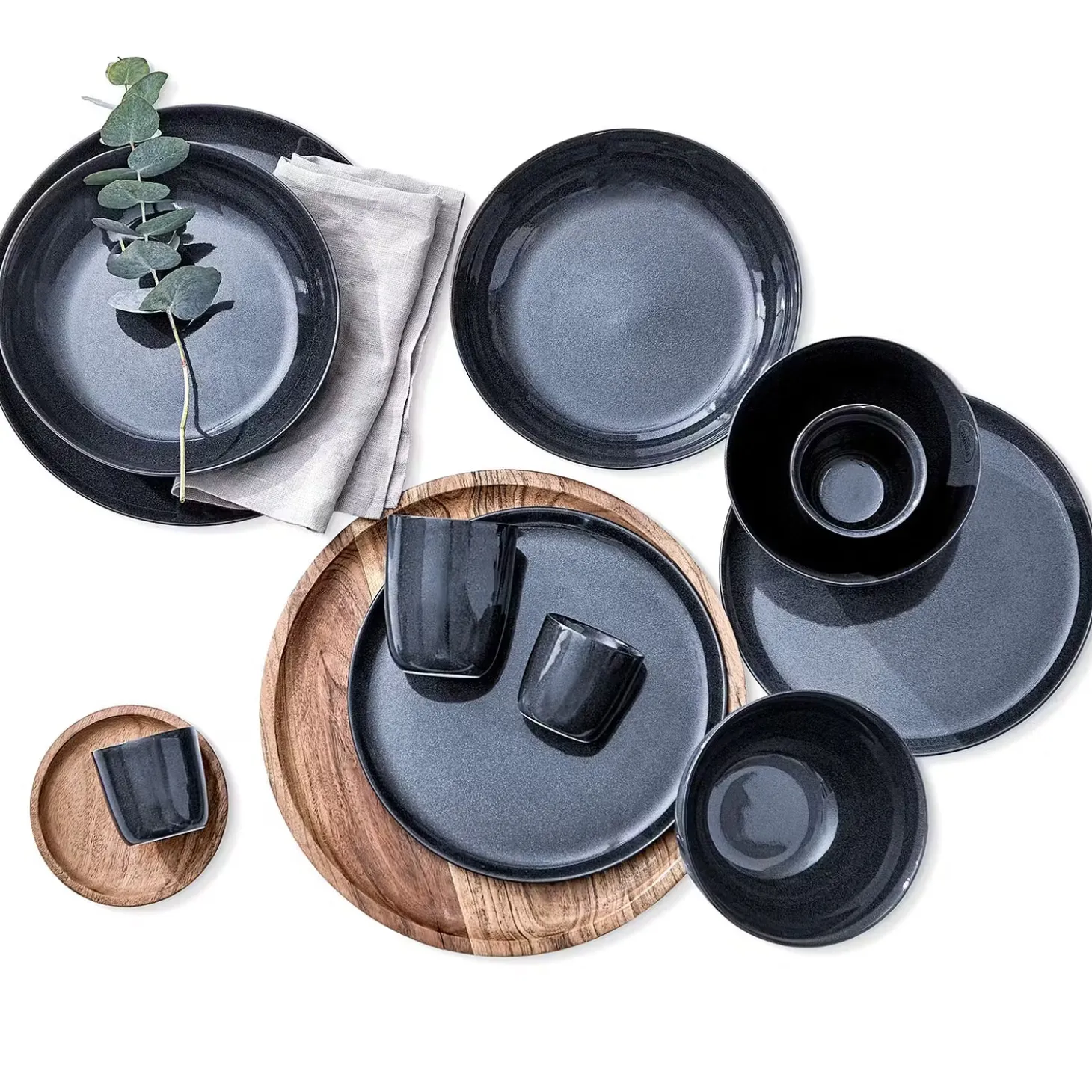 NATIVE Tiefer Teller 4er-Set