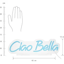 NEON VIBES LED-Leuchte Ciao Bella