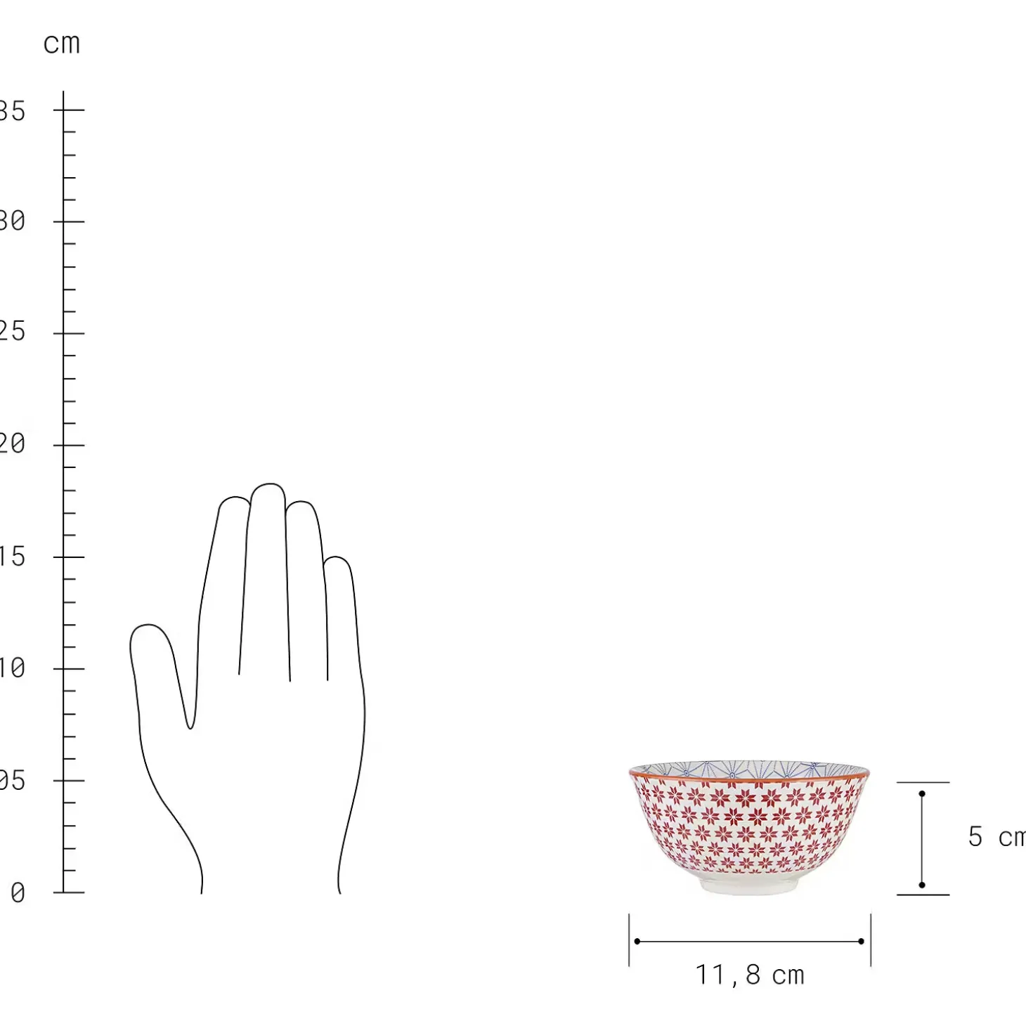 ORNAMENTS Schale 6er-Set