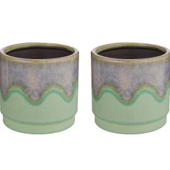 PAINTED Blumenübertopf 2er-Set