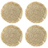 RAFFIA Platzset 4er-Set