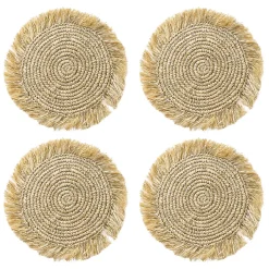 RAFFIA Platzset 4er-Set
