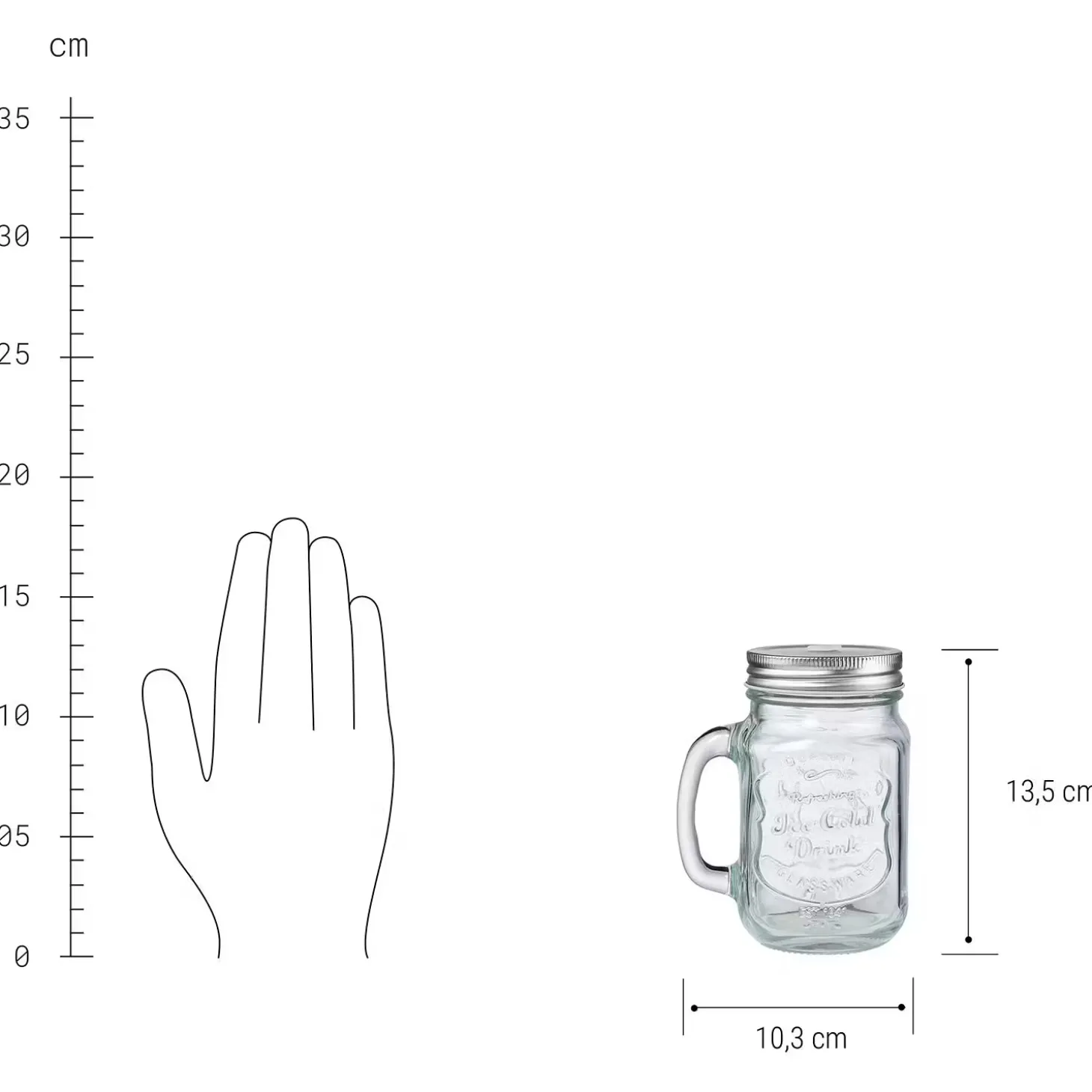 REFRESH Trinkglas 6er-Set