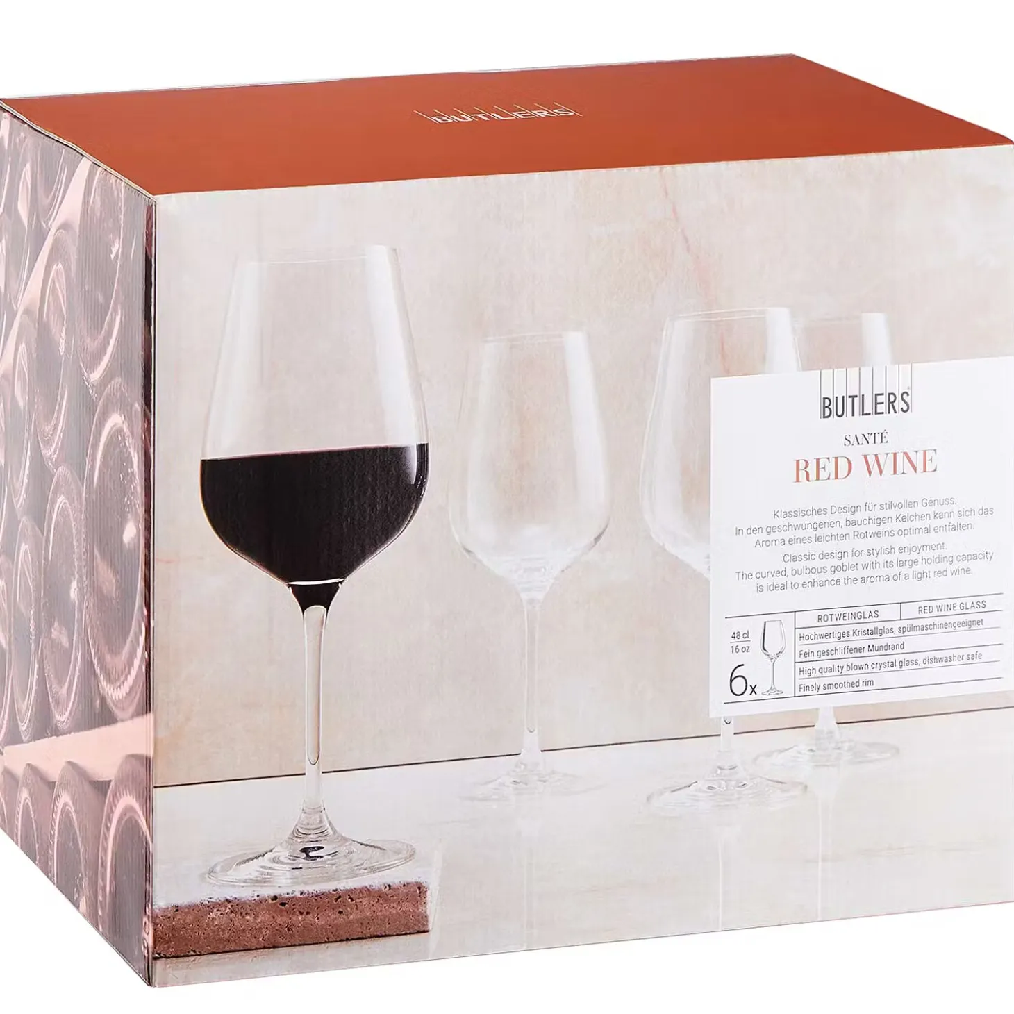 Rotweinglas SANTÉ 6er-Set