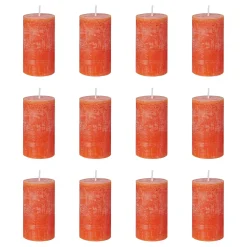 RUSTIC Stumpenkerze 12er-Set