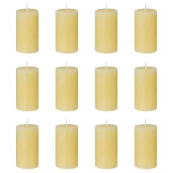 RUSTIC Stumpenkerze 12er-Set