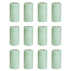 RUSTIC Stumpenkerze 12er-Set