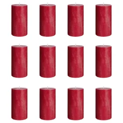 RUSTIC Stumpenkerze 12er-Set