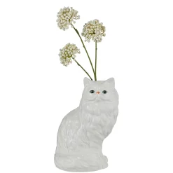 SNOW WHITE Vase Katze