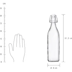 SWING Flasche mit Bügelverschluß 6er-Set