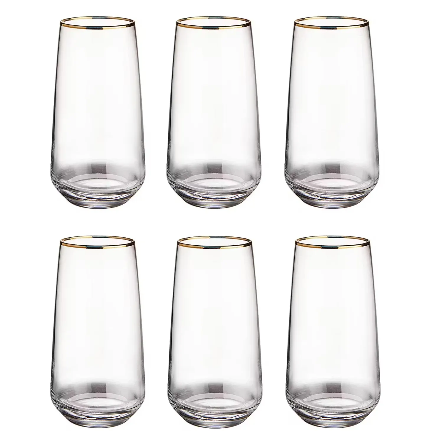 TOUCH OF GOLD Longdrinkglas 6er-Set