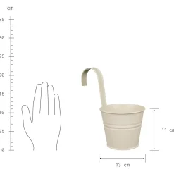 ZINC Hängetopf 6er-Set